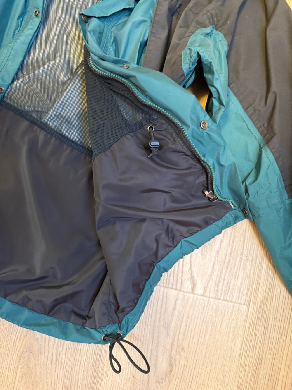 The North Face Green/Black Gortex Shell Mountain Guide Parka  Men’s M Women’s Lg - Picture 9 of 16